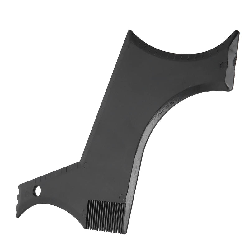 [Australia] - Beard styling comb, flexible stencil comb/contour comb/beard shaving comb, beard shaping and styling tool with integrated comb 