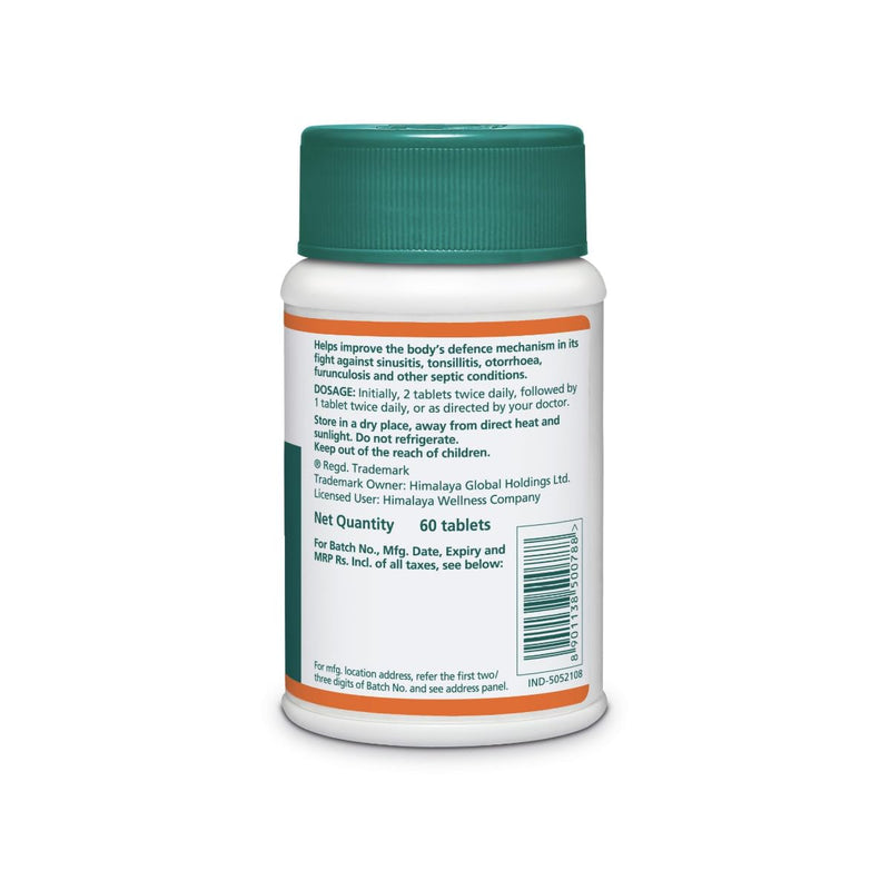 Himalaya Herbals Septilin Herbal Food Supplement, Natural Support for Immune System, Tablets with Herbal Extracts | Antioxidants Rich - 100 Capsules