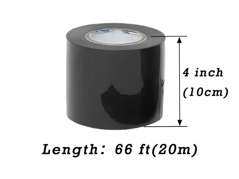 [Australia] - 2 Rolls Wrestling Mat Tape,Black Gym Floor Tape 4''x 66' Seam Tape for Wrestling Grappling Gymnastics Jiu Jitsu MMA 