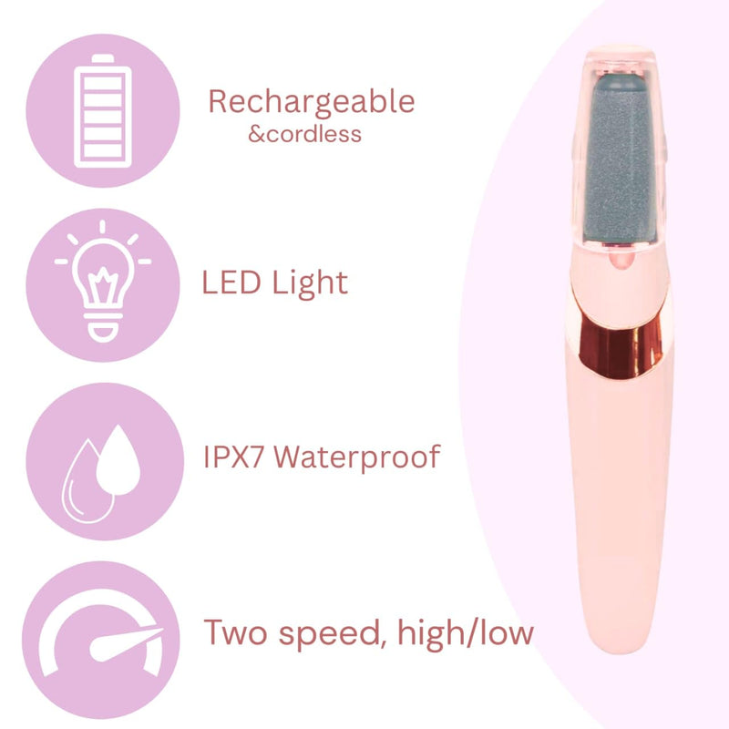 [Australia] - Electric Foot Callus Remover ‚Äì Strongest Callus Remover for Feet, Rechargeable Pedicure Tool for Dry Heel Skin Remover, Home Spa Use - New Version (Amazon Exclusive) 