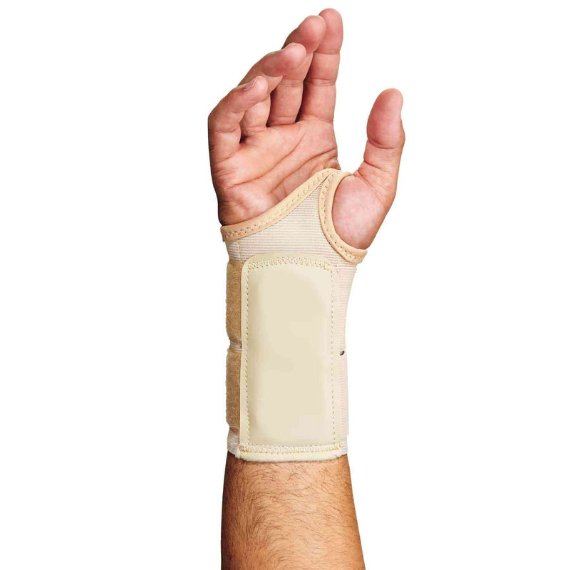 [Australia] - Ergodyne ProFlex 4010 Double-Strap Left Wrist Support, Tan, Large 