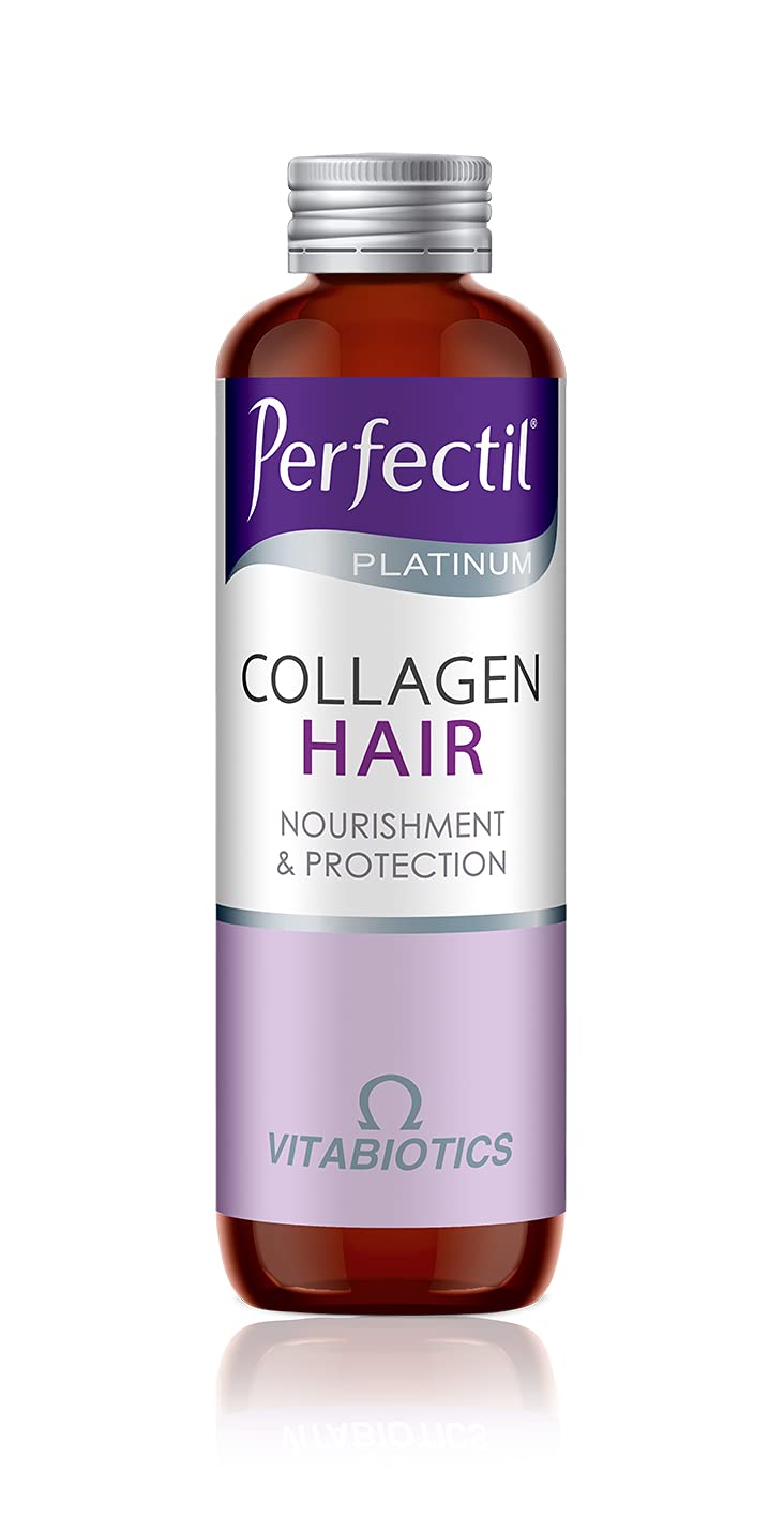 Perfectil Platinum Collagen Drink Supplement for Women Hair - 10 x 50 ml vials 10 x 50 ml Collagen Drink for Hair