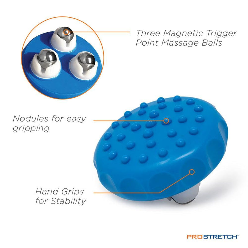 [Australia] - ProStretch Marble Roller, Hand-Held Portable Massage Tool with Magnetic Balls for Acupressure and Muscle Soreness Relief 
