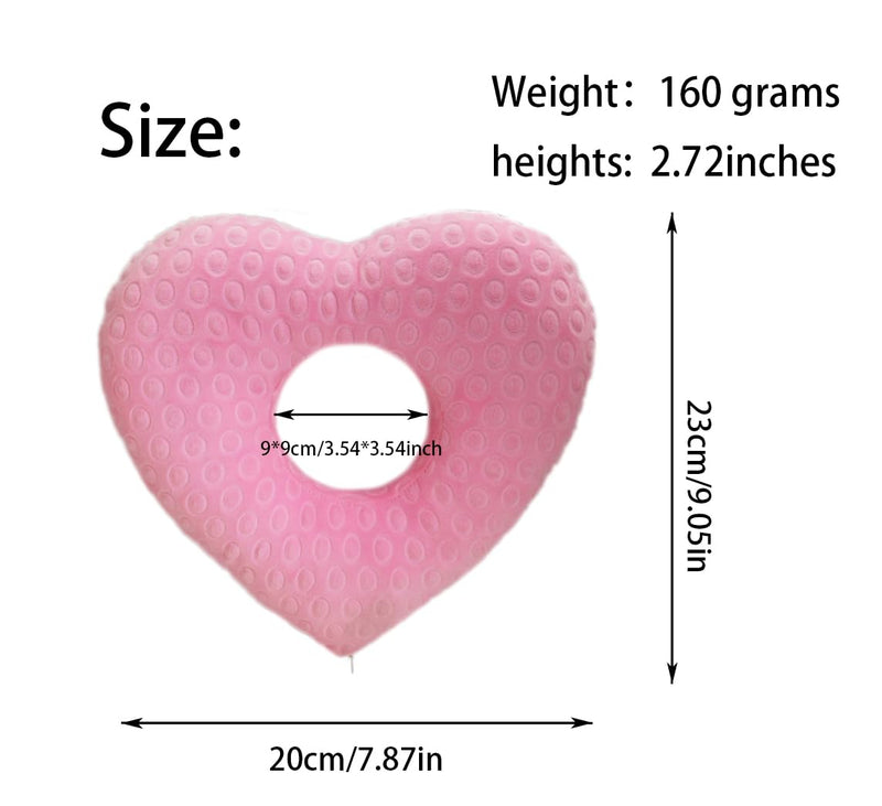 Ear Piercing Pillow for Side Sleepers with an Ear Hole for CNH and Ear PainEar Inflammation Pressure Sores, Cotton Love Side Sleeping Pillow, Ear Guard Pillow (Pink) Pink