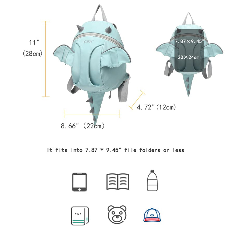 [Australia] - CFX Toddler Backpack Leash, Anti Lost Toddler Leash with Safety Handle, Attractive Toddler Leashes Ages 2-4(Dinosaur) Dinosaur 