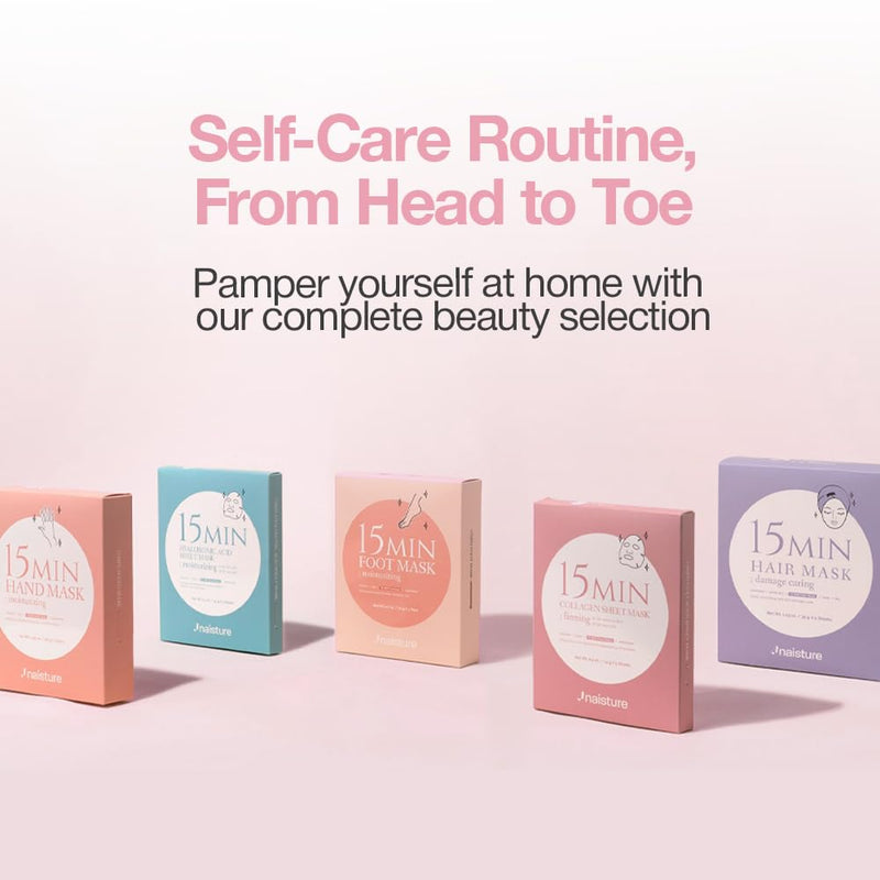 [Australia] - 15 Min Hand and Foot Mask (10pc): Hydrating Korean Spa Kit Essentials for Moisturized Hands and Feet 