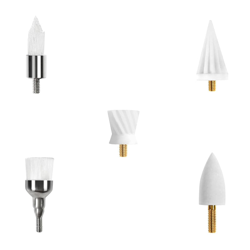 [Australia] - Tooth polisher attachment, 5 multifunctional replacement heads for Wbbrbbr tooth polishers for cleaning teeth and whitening teeth 
