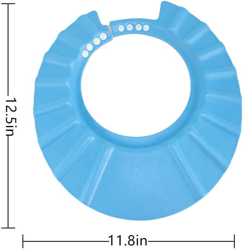 [Australia] - 3Pack Baby Shower Cap Bath Visor for Toddlers Shampoo Cap Shower Protection Hat - Adjustable Soft Hair Washing Guard, Bath Shield Visor Hat,Eyes and Ears Head Protection for Baby, Kids, Children 