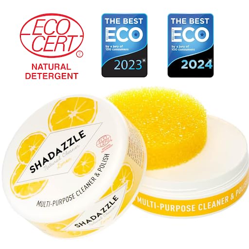 [Australia] - Natural All Purpose Cleaner and Polish – Eco friendly Multi-purpose Cleaning Product – Cleans & Polishes any washable surface (Lemon) Lemon 