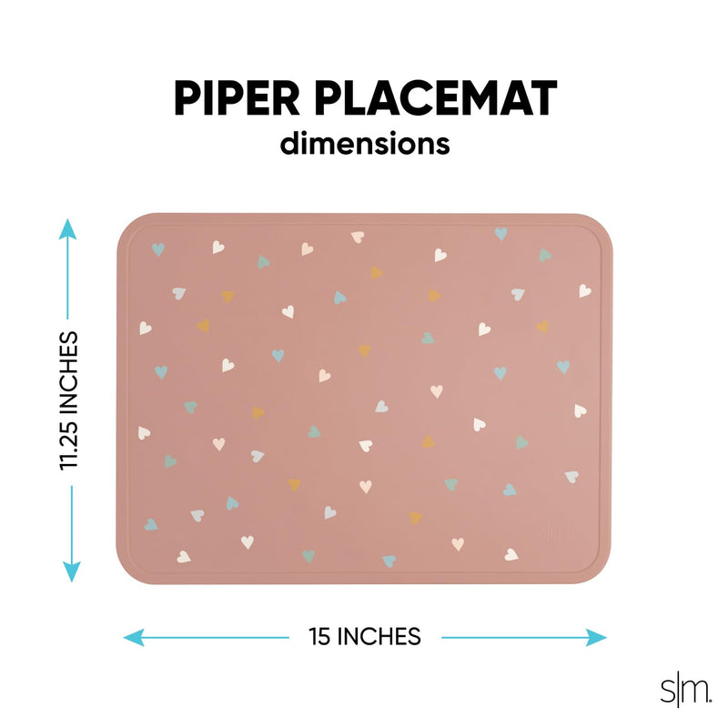 [Australia] - Simple Modern Silicone Placemat for Baby, Toddlers, Kids | Non-Slip Baby Eating Table Food Mat for Restaurants and Dining Table | Piper Collection | Unicorn Fields Silicone Baby Placemat -Unicorn Fields 