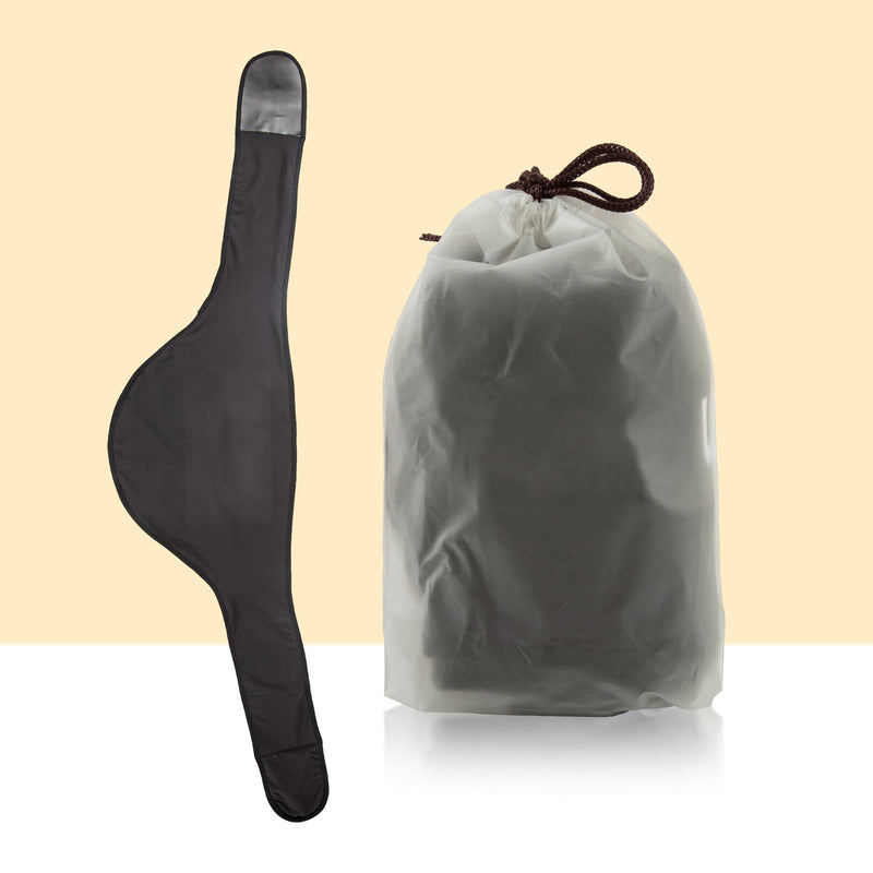 [Australia] - Ostomy Belt Colostomy Bag Covers for Men Women,Stoma ileostomy Ostomy Pouch Cover for Sports & Daily Use,Adjustable Hernia Urostomy Bags Wrap,Colostomia Supplies (Black - 1 pc, Medium) Black - 1 Pc 