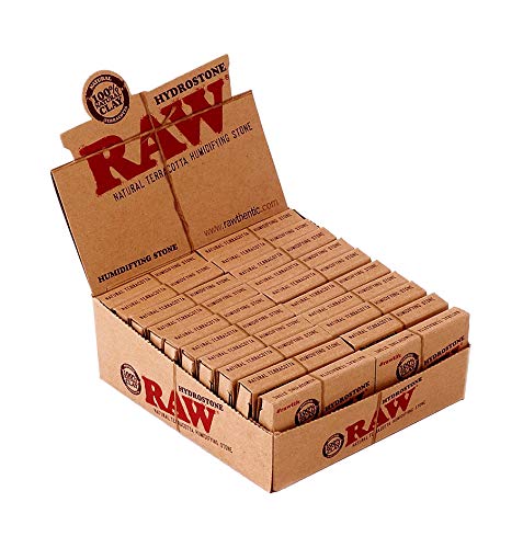 [Australia] - RAW Hydrostone ceramic stone tobacco humidifier made of terracotta 5 x RAW Hydrostone 