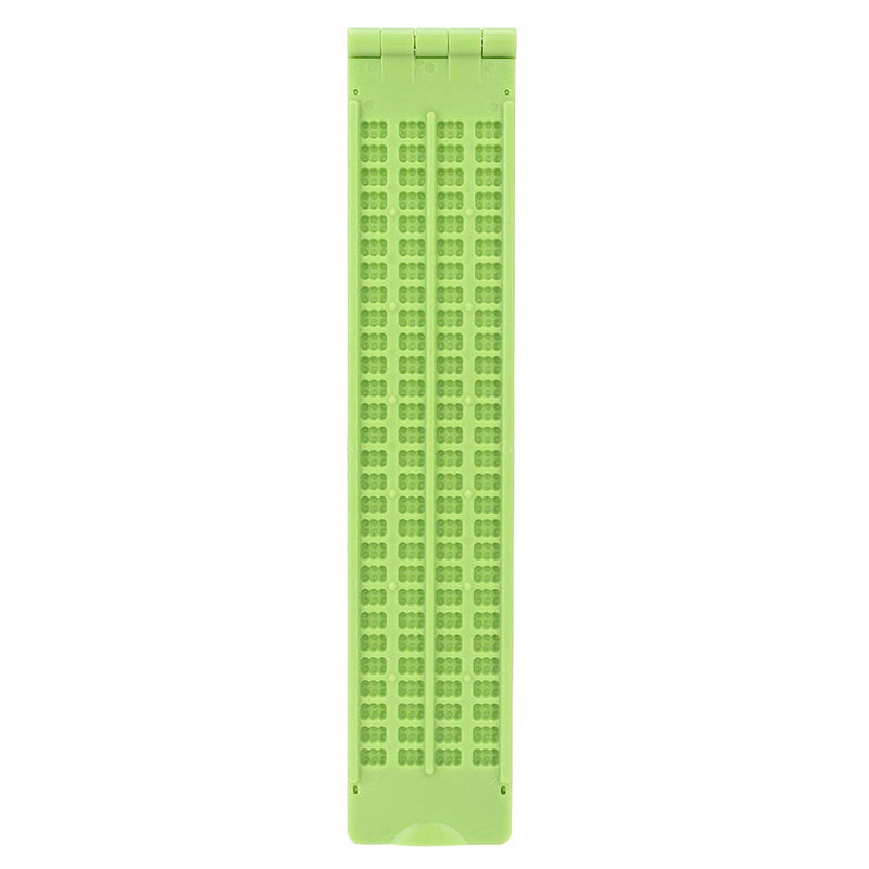 Braille Writing Slate and Stylus, Portable Plastic Braille Learning Tool, 4 Lines 28 Cells for Braille Education and Writing Practice