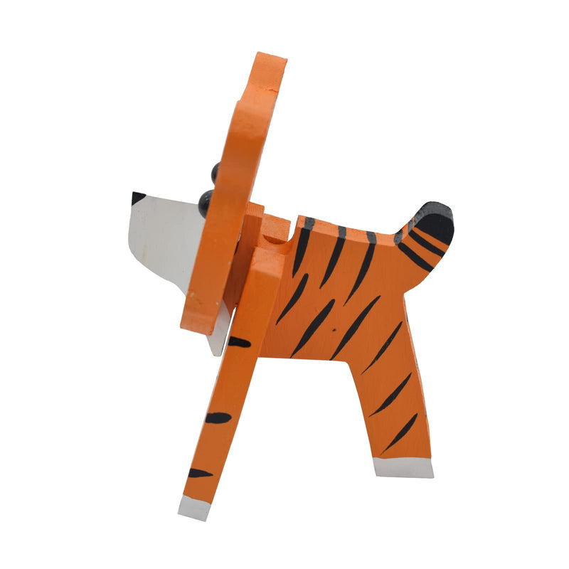 [Australia] - VIPbuy Tiger Wooden Glasses Holder, 3D Wooden Puzzle Glasses Stand Animal Glasses Holder Sunglasses Display Rack Gifts Home Office Desk Decor 