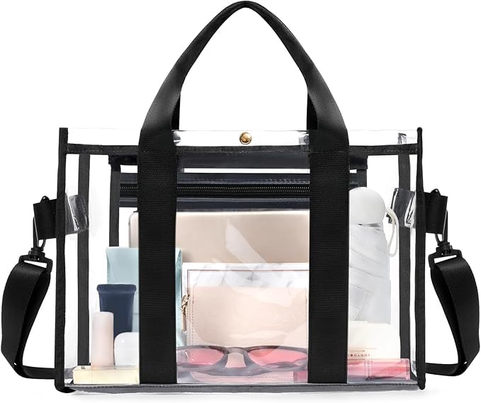 BAGAIL 10 Set Packing Cubes and Clear Bag Stadium Approved