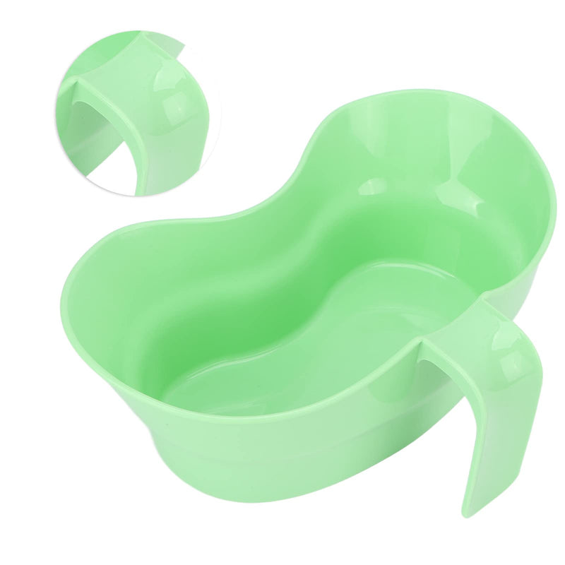 Yosoo Health Gear Vomit Bowls, Reusable Vomit Basin Cup Kidney Shaped Solid Plastic Emesis Basin for Elderly Bedridden Patient, Patient Vomit Cup Tray with Handle Thick Heat Resistance Plastic