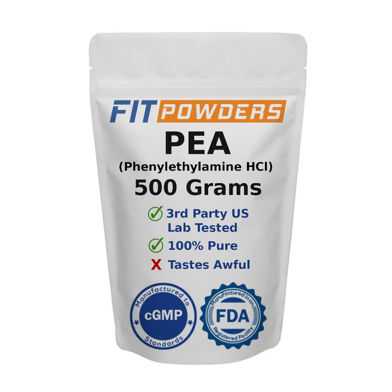 [Australia] - Beta Phenylethylamine HCl PEA Powder (Phenethylamine), Phenylethylamine Powder for Serotonin, Dopamine, and Energy Boost 1.1 Pound (Pack of 1) 