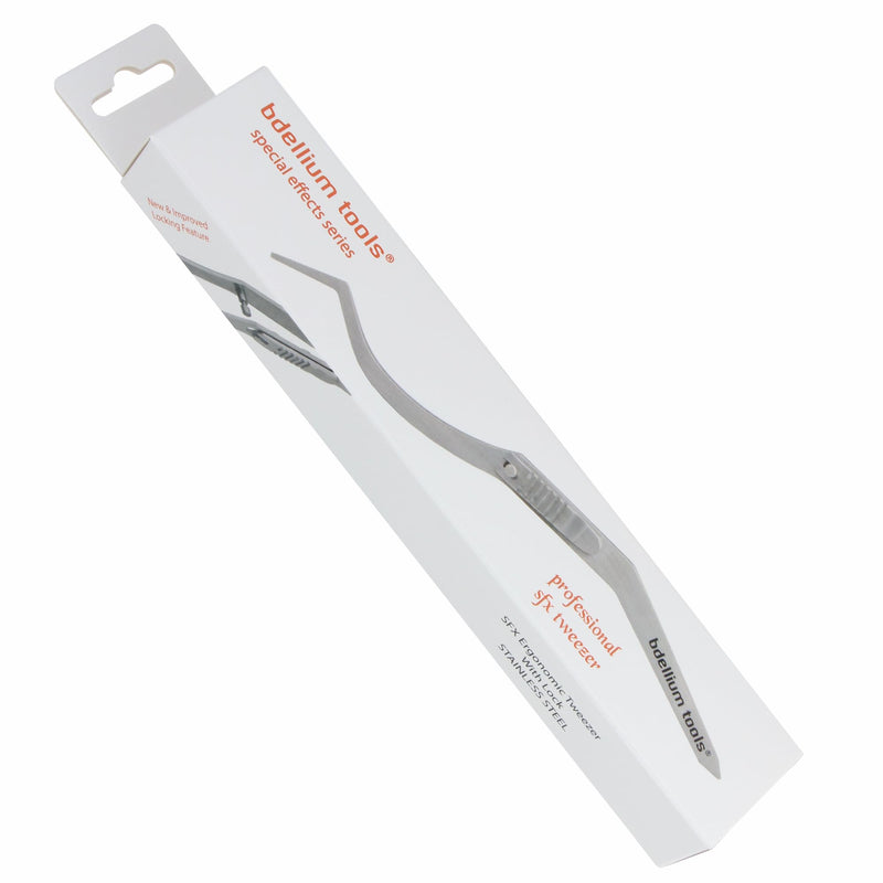 Bdellium Tools Professional Makeup Brush Special FX Series - Ergonomic Tweezer with Lock