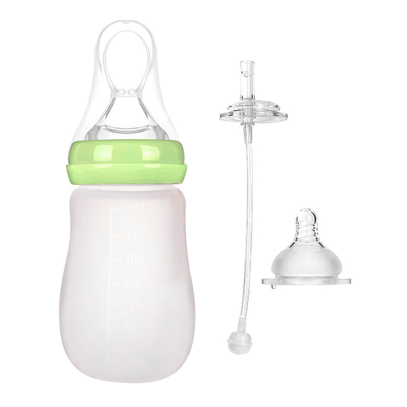 FakeFace Elderly Drinking Aids Feeding Cup Adult Disabled Sippy Cup Spill Proof Convalescent Patient Feeder 240ML (Green) Green