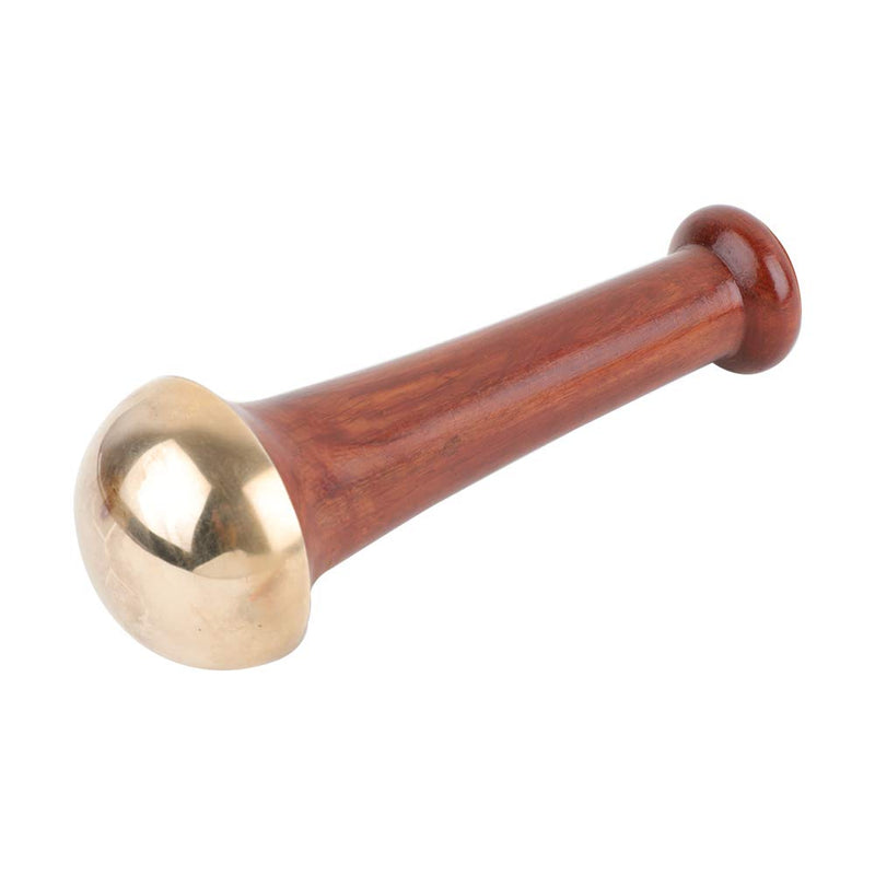 HealthAndYoga™ BronzLift Kansa Face Massager and Kumkumadi Face Oil Trial Vial - Kansa Wand Ayurveda Benefits of Bronze - Skin Lustre (Single Dome) Single Dome