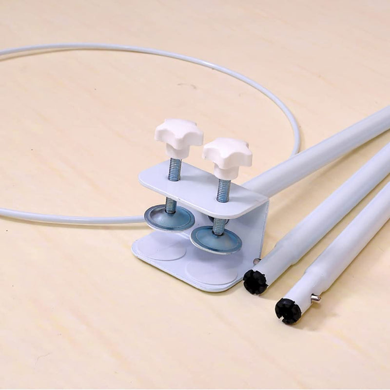 [Australia] - Crib Canopy Holder Mosquito Net Stand Holder Set Metal Adjustable Clip-On Stand Bracket for Rack Mosquito Net Accessories 