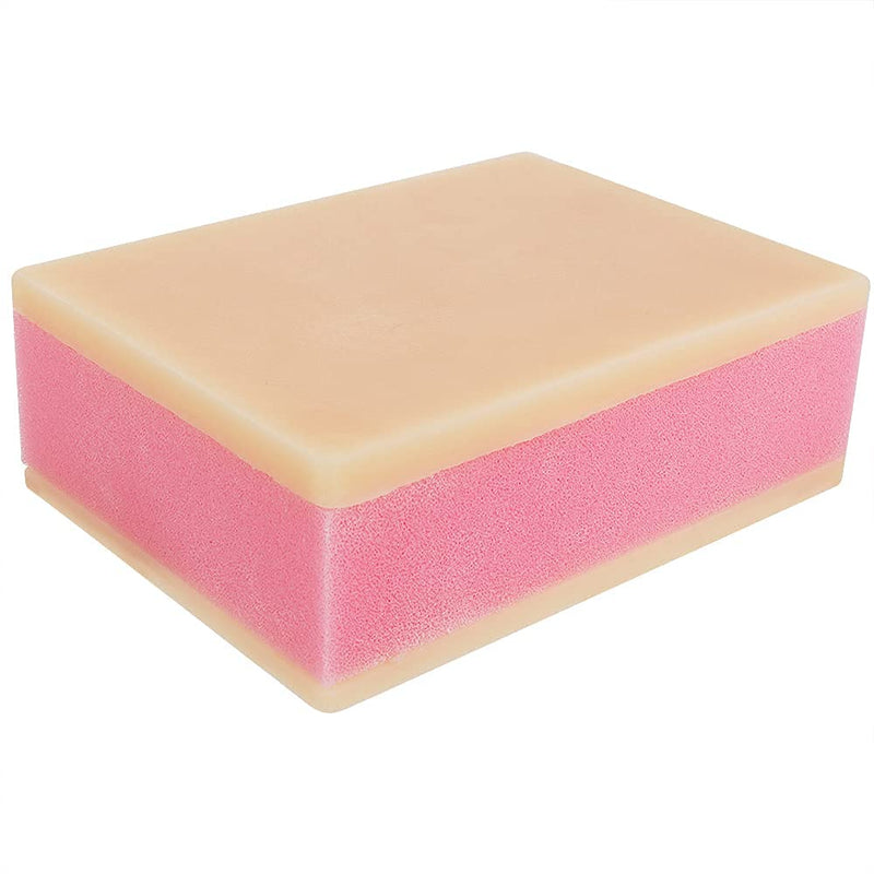 [Australia] - Silicone Sponge Human Skin Injection Pad Training Model, Nurse Student Practice, No Syringe Included!!! 