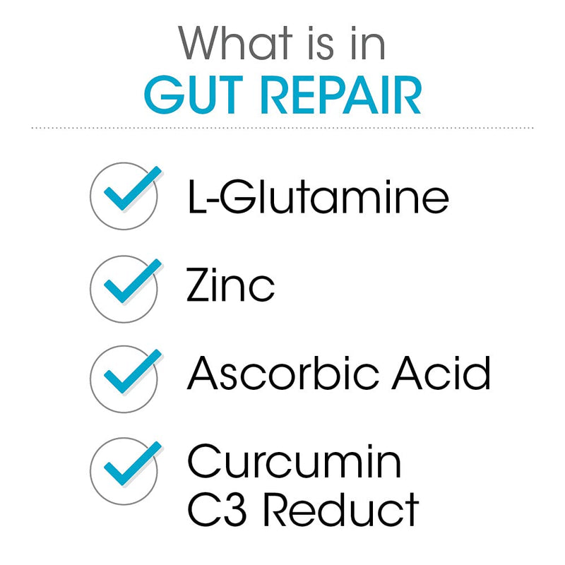 [Australia] - Silver Fern Gut Repair - Digestive Health Supplement Powder - L-Glutamine, Curcumin, Zinc & Ascorbic Acid (1 Tub - 30 Servings) 5.7 Ounce (Pack of 1) 
