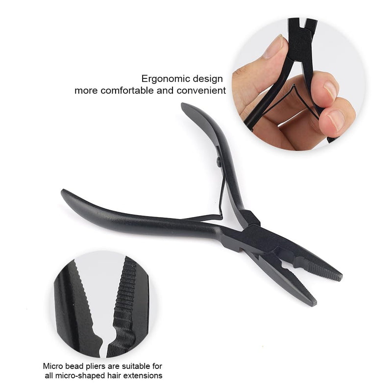 [Australia] - Keratin Extension Tool Kit Hair Extension Pliers K/I/U/V Tip Hair Extensions Bonding Cutter 20g Italian Keratin Glue Beads for Fusion Keratin Bonding Glue Remover for Pre-bonded Extensions Clear 