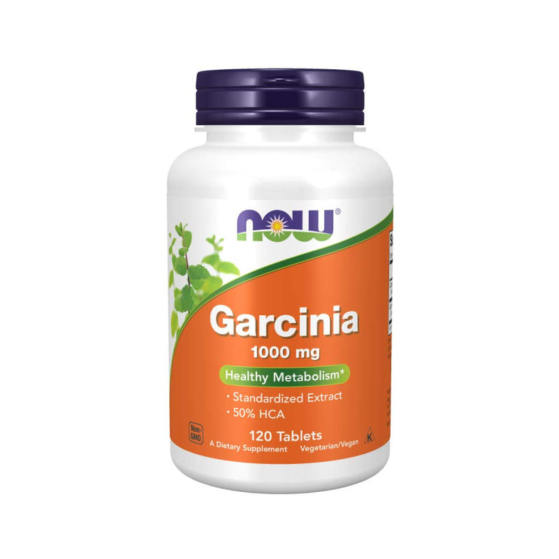 NOW Supplements, Garcinia (Garcinia Cambogia) 1,000 mg, Healthy Metabolism*,Weight Loss, 120 Tablets