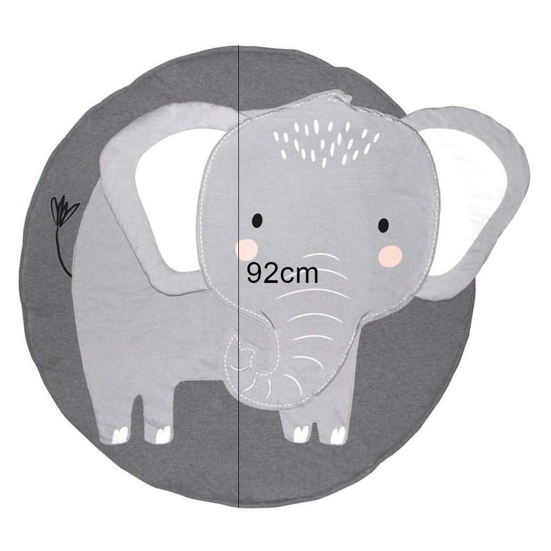 [Australia] - Ultra Soft Indoor Modern Area Rugs, Cartoon Pattern Baby Play Mat Pad Crawling Blanket Carpet Decor for Children Bedroom Home Décor(Elephant) Elephant 