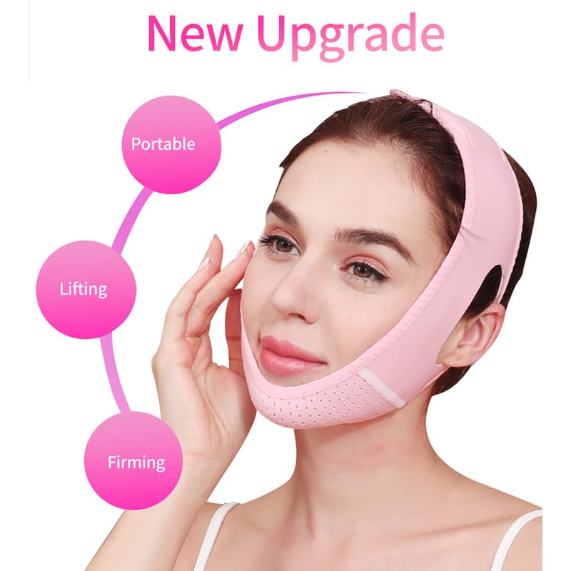 V-Line Face Slimming Strap, Double Chin Reducer Mask, Adjustable Facial