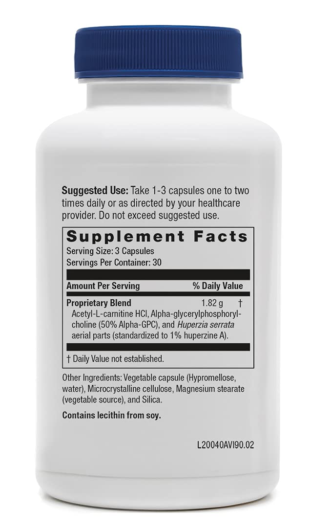 [Australia] - NeuroScience Avipaxin - Memory Support Supplement with Acetyl L-Carnitine, Huperzine A + Alpha-GPC for Cognition + Focus - Immune + Acetylcholine-Focused Blend to Support Brain Health (90 Capsules) 