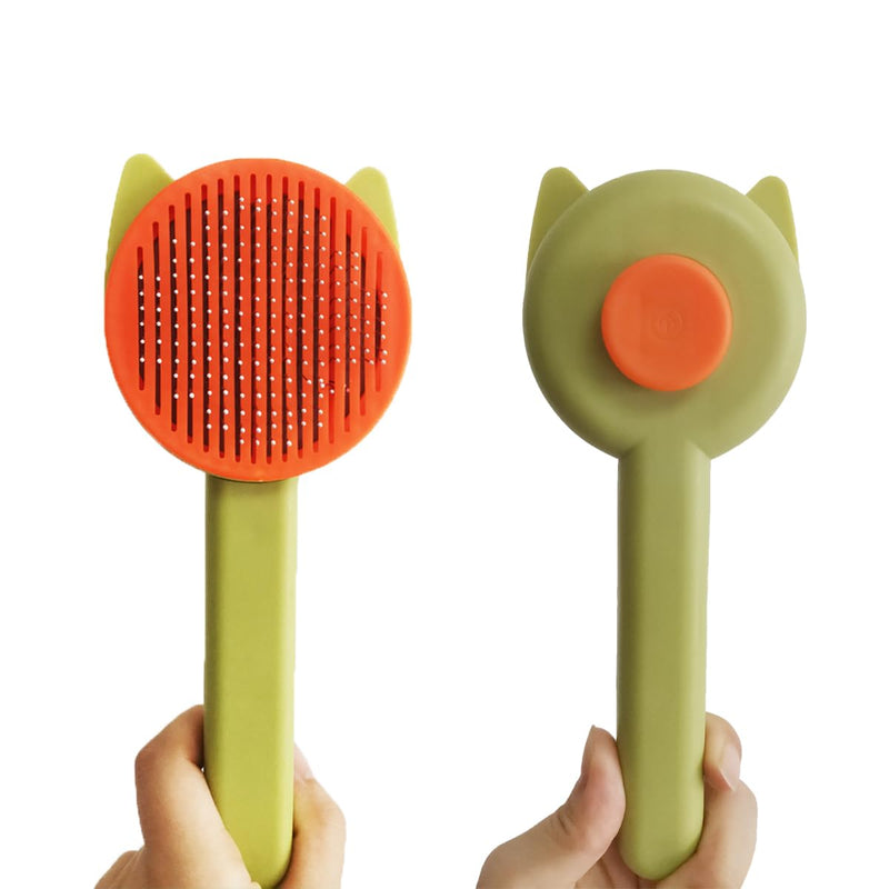 [Australia] - 10PCS Cat & Dog Grooming Kit, Self-Cleaning Brush Removes Loose Hair, Pet Bath Brush, Massage Glove, Nail Clipper, Flea Comb 10PCS 