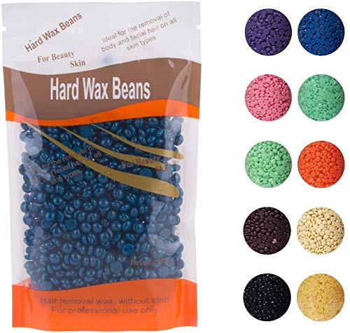 [Australia] - Wax Warmer Wax Warmer Wax Hair Removal Electric Wax Hair Removal Set Depilatory Wax Device Waxheater Waxing Kit with 4X100g Wax Beads Black 