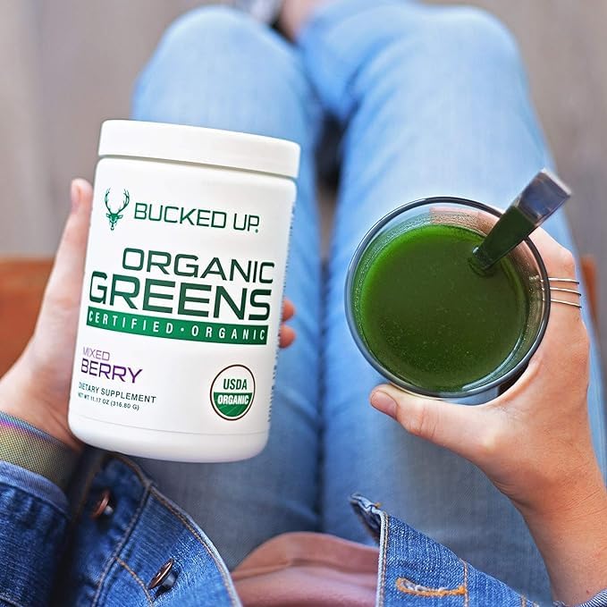 [Australia] - Greens Superfood Powder Mixed Berry | 8 Most Essential Mixed Greens | Certified 100% Organic | Chlorella, Spinach, Kale, Spirulina, Alfalfa, Broccoli, Wheat Grass, & Barley Grass | 30 SERV | 11.17 OZ 
