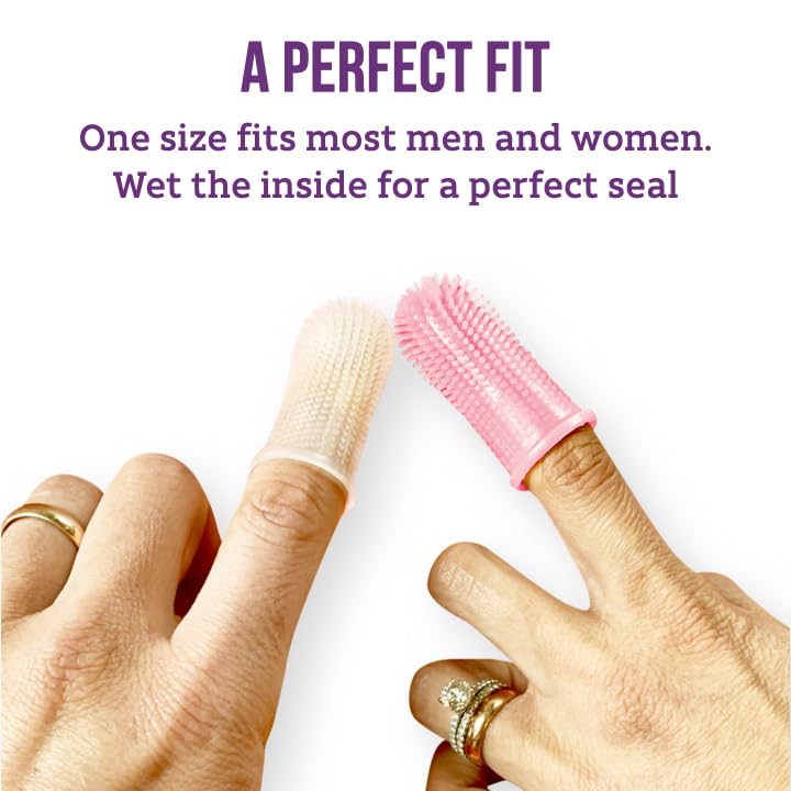 [Australia] - Baby Toothbrush, 360 Degree Bristle Silicone Finger Toothbrush 6 to 12 Months, and Toddler Toothbrushes 1-2, Set of 4 – Multi Colors Multi-colors 