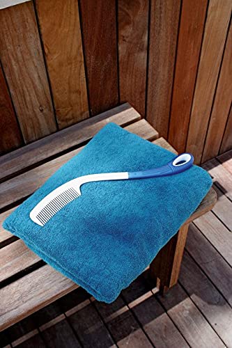 [Australia] - Etac Beauty Comb – Long Handle Hair Comb with Curved Grip for Comfort & Control, Ergonomic Non-Slip Handle, Adaptive Equipment for Easy Hair Combing – Long Handled Comb (14.5 inches) 