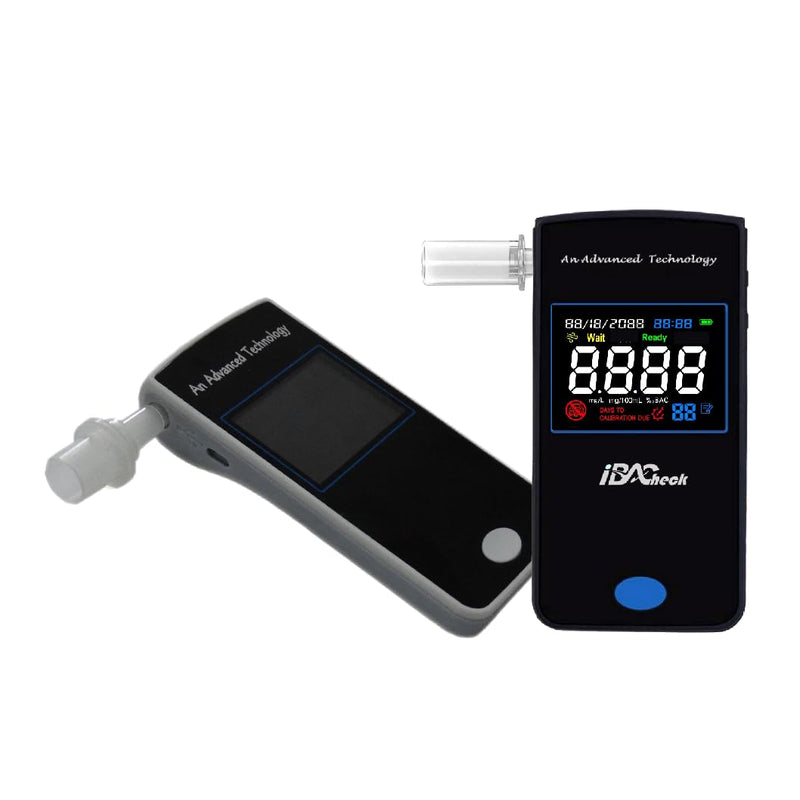 Alcohol Test with Large 2.2'' 3 Color Display. Ultra Thin 12mm Thick Portable Breath Analyzer. Rechargeable with 200 Memories & Perpetual Calendar; Low Standby (Multicoloured)