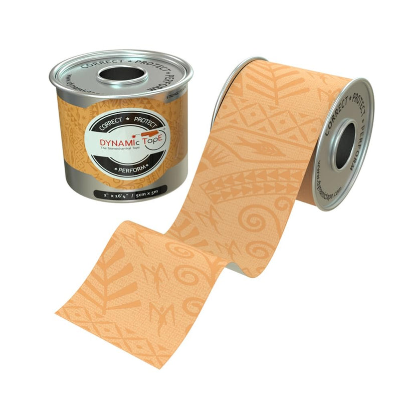 Dynamic Tape – 2 Roll Pack | Includes Original (Beige & Beige) & Original (Black & Beige) | 2” Biomechanical Adhesive Tape for Injury Recovery, Muscle & Joint Support | 4-Way Stretch, Water-Resistant