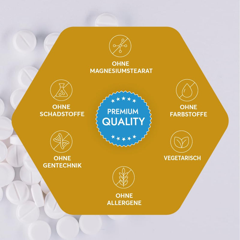 [Australia] - Vitamin D3 2000 IU high dose, supply for over 1 year, 50 mcg pure cholecalciferol per 2-day dose, sunshine vitamin for bones and immune system, Made in Germany Vitamin D3 2,000 IU 