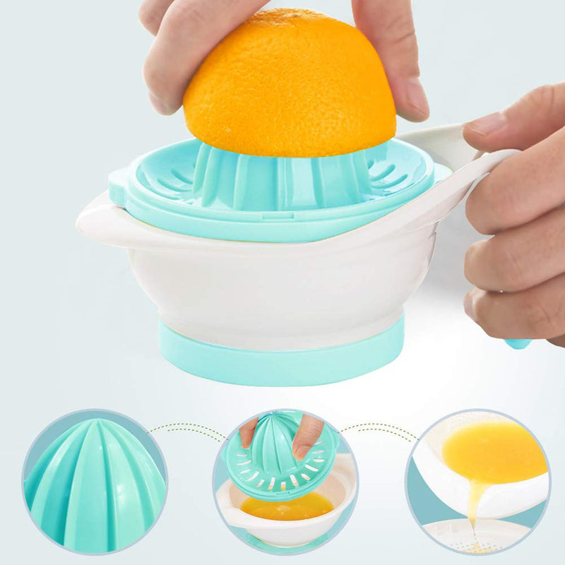 [Australia] - Versatile Baby Food Maker Set - Toddler Food Mills with Mash Bowl, Hand Masher, Citrus Juicer, Grater - Making Homemade Baby Food - Fruits and Vegetables Masher - No BPA (Mint Green) Mint Green 
