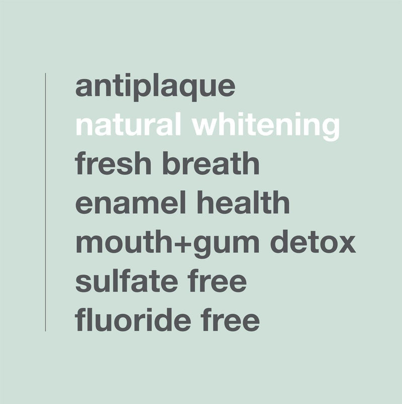 Davids Fluoride Free Toothpaste Teeth Whitening Peppermint 5.25oz (3 Pack) | Antiplaque Protection, Promotes Enamel Health, SLS (Sulfate) Free Formula, Supports Mouth & Gum Detox, EWG Verified 5.25 Ounce (Pack of 3)