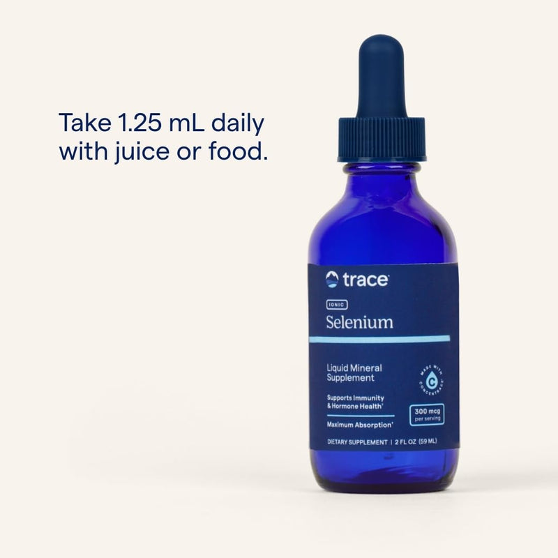 [Australia] - Trace Minerals | Liquid Ionic Selenium 300 mcg Dietary Supplement | Antioxidant, Supports Immunity, Thyroid Health | Vegan, Gluten Free, Non-GMO | 2 fl oz (1 pack), 48 servings Unflavored 2 Fl Oz (Pack of 1) 