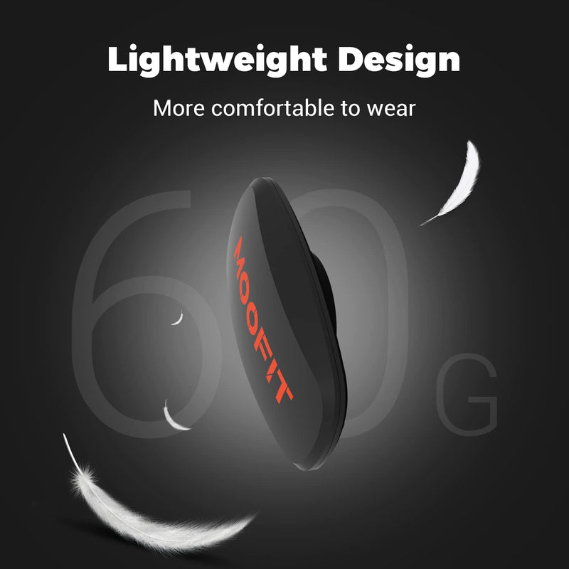 [Australia] - moofit Heart Rate Monitor Chest Strap Bluetooth/ANT+ Waterproof HR Monitor Chest Strap Heart Rate Monitor Compatible with Peloton, Zwift, Rouvy, TRX, Elite HRV, Peloton, Strava, DDP Yoga 