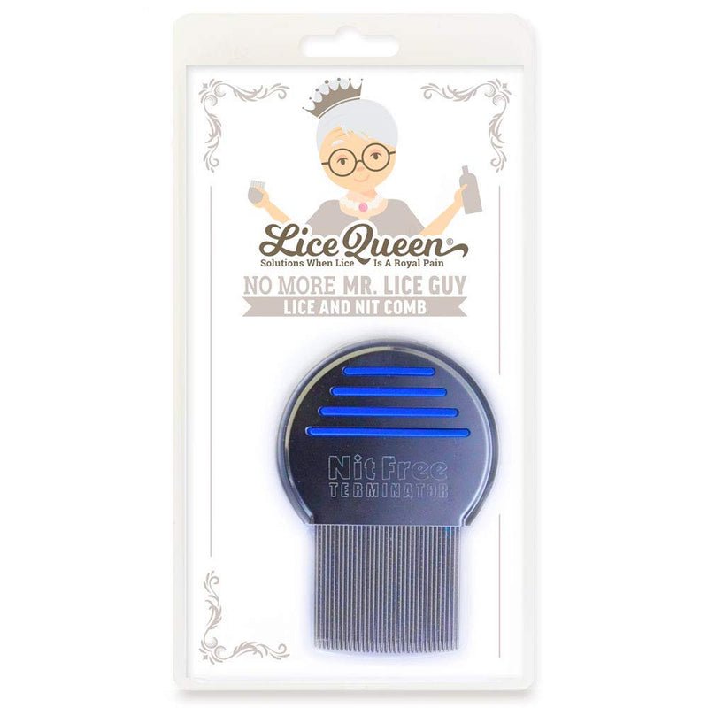 [Australia] - Lice Comb for Kids - Nit Removal, Head Lice Treatment, and More! Professional Stainless Steel Terminator Lice and Nit Comb with Gentle Tips - Woman-Owned Business, Lice Removal Made Easy 