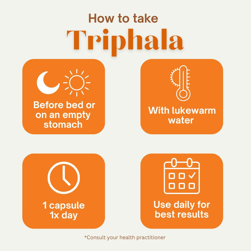 [Australia] - Triphala Capsules Immune Support & Digestive Health with Amla, Haritaki & Bibhitaki ‚Äì Gut Cleanse, Detox, Bloating Relief ‚Äì GMP Certified, Non-GMO, Vegan ‚Äì 30 Count 