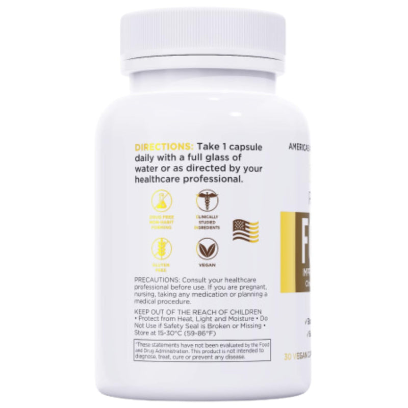 Relaxium FocusMax, Brain & Focus Health Supplement - 30 Vegan Capsules - 2-Pack