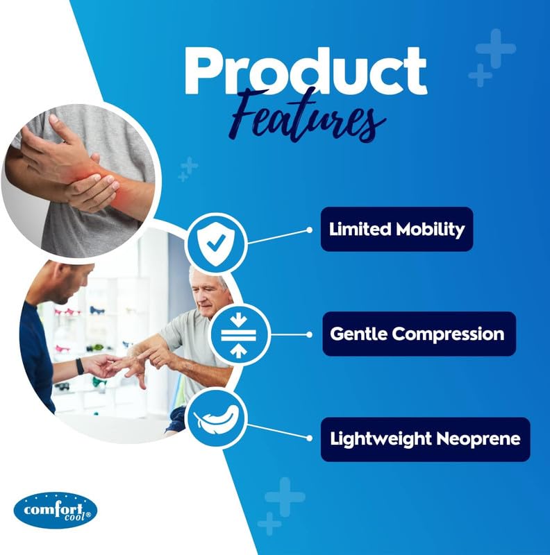 Comfort Cool Wrist Thumb CMC Restriction Brace. Left Large. Large (Pack of 1)