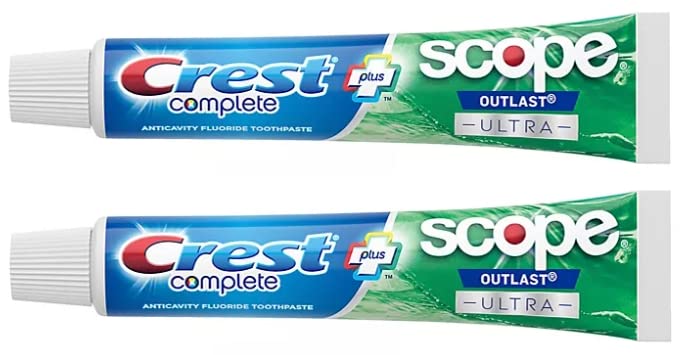 [Australia] - Crest Complete Whitening Plus Scope Outlast Ultra Toothpaste 6.5 oz (184g) - Pack of 2 