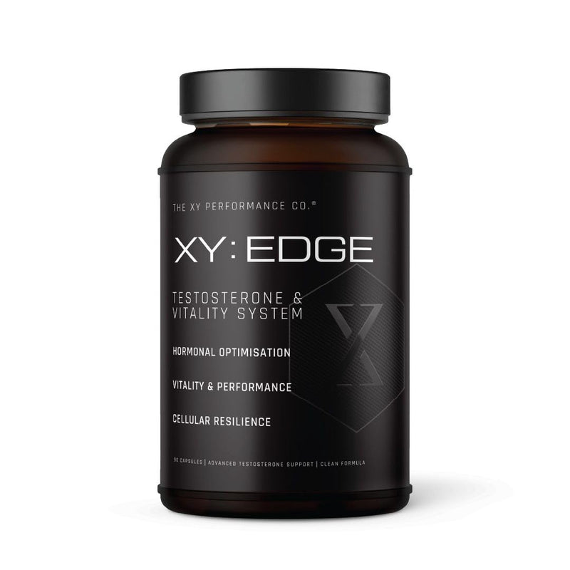 XY Edge | Testosterone Support Supplement for Men | Clinically Engineered Hormonal Balance & Vitality System | 90 Capsules